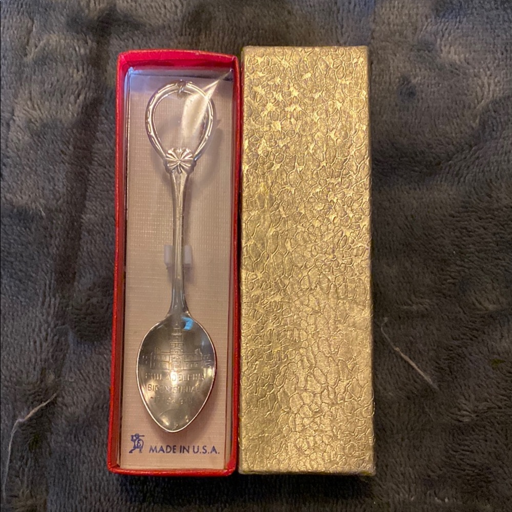 Vintage silver baby spoon